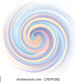 Vector wonderful backdrop of swirling gentle colorful texture  on a white background 