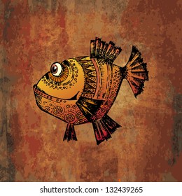 vector wonderful fish