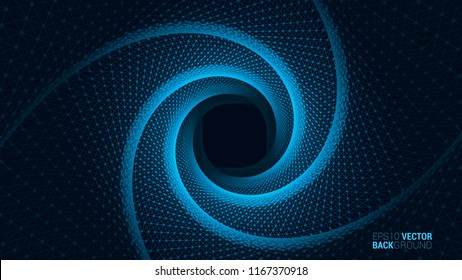 Vector wonderful swirling background