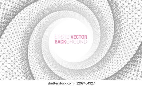 Vector wonderful swirling background