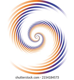 Vector wonderful swirling background. Abstract illustration 