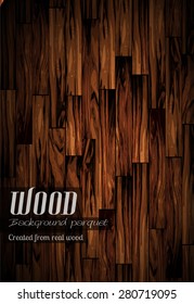 Vector Wood Background with cartoon like look !