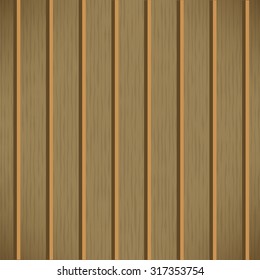Vector Wood Background. Dark Wooden Texture. Brown Background with Wood Texture
