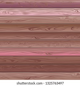 Vector wood background texture.Wood wall or table top 