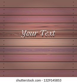 Vector wood background texture.Wood wall or table top 