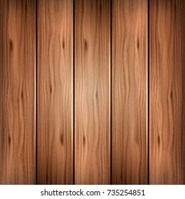 Vector wood brown background with vertical stripes