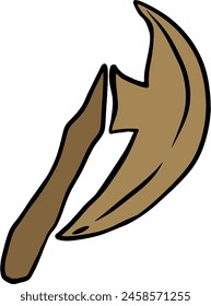 vector wood cutting tool, vector axe