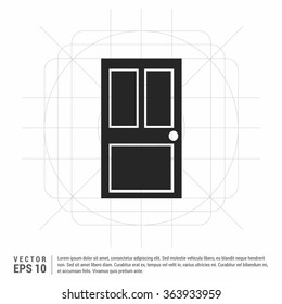 Vector Wood Door icon