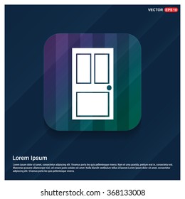 Vector Wood Door icon
