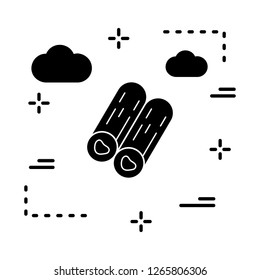 vector wood icon