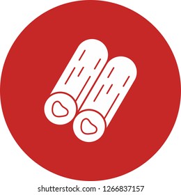 vector wood icon