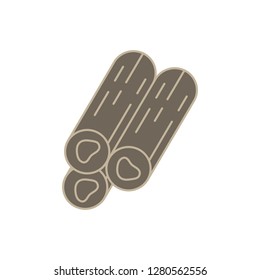 vector wood icon