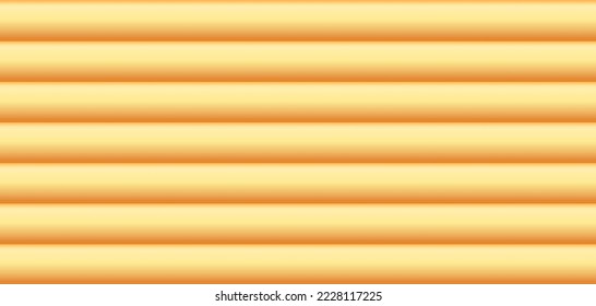 Vector wood panel, seamless pattern. Wooden sheet line. Yellow home siding illustration. Plastic house wall panel. Natural floor tile. Realistic beam texture. Timber striped wavy shape. Floor design
