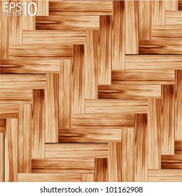 Vector wood parquet floor background
