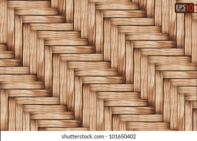 Vector wood parquet floor background