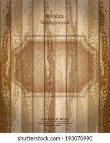 Vector wood plank background