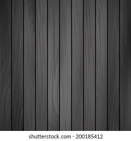 Vector wood plank, gray texture background illustration