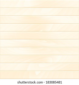 Vector wood plank, white texture background illustration