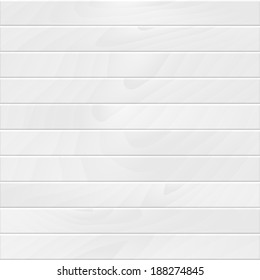 Vector wood plank, white texture background illustration