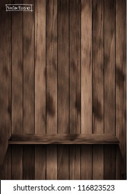 Vector Wood shelf design