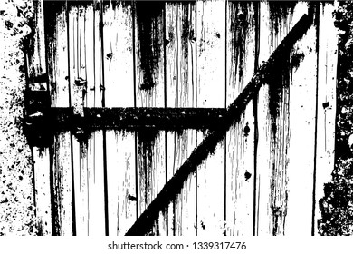 Vector wood texture. Abstract background, old wooden doors. Overlay illustration over any design to create grungy vintage rustic effect and depth. For posters, banners, retro and urban designs.