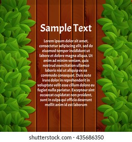 vector wood texture background