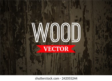 Vector wood texture. background old panels. Grunge retro vintage wooden texture, vector background