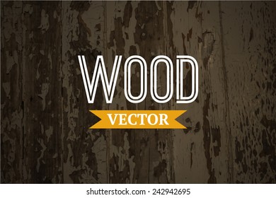 Vector wood texture. background old panels. Grunge retro vintage wooden texture, vector background