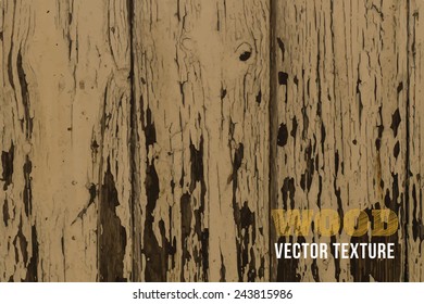 Vector wood texture. background old panels. Grunge retro vintage wooden texture, vector background
