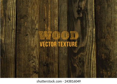 Vector wood texture. background old panels. Grunge retro vintage wooden texture, vector background