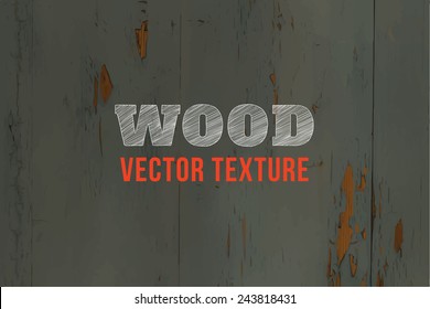 Vector wood texture. background old panels. Grunge retro vintage wooden texture, vector background