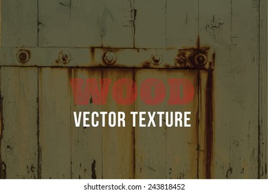 Vector wood texture. background old panels. Grunge retro vintage wooden texture, vector background