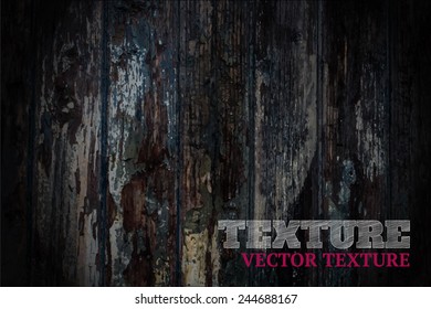 Vector wood texture. background old panels. Grunge retro vintage wooden texture, vector background