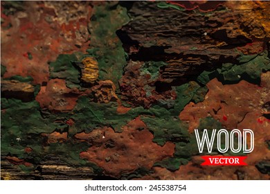 Vector wood texture. background old panels. Grunge retro vintage wooden texture, vector background