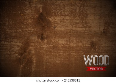 Vector wood texture. background old panels. Grunge retro vintage wooden texture, vector background