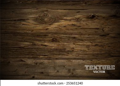 Vector wood texture. background old panels. Grunge retro vintage wooden texture, vector background