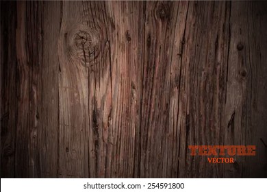 Vector wood texture. background old panels. Grunge retro vintage wooden texture, vector background