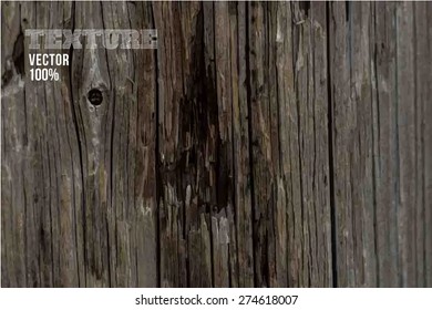 Vector wood texture. background old panels. Grunge retro vintage wooden texture, vector background. Vertical stripes.