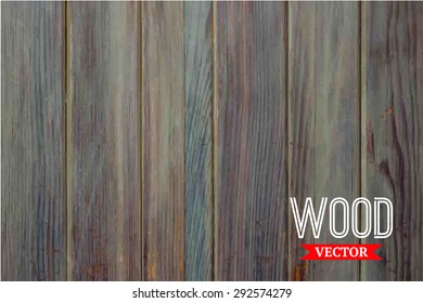 Vector wood texture. background old panels. Grunge retro vintage wooden texture, vector background. Vertical stripes.