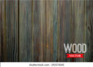 Vector wood texture. background old panels. Grunge retro vintage wooden texture, vector background. Vertical stripes.