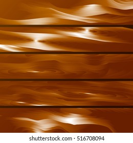 Vector wood texture. background old panels. Grunge retro vintage wooden texture, vector background. Horizontal stripes.