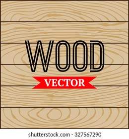 Vector wood texture. Grunge retro vintage wooden texture,  background