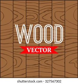 Vector wood texture. Grunge retro vintage wooden texture,  background
