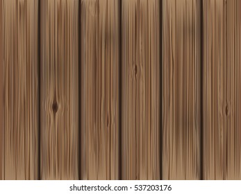 Vector wood texture. Grunge retro wooden background for your design