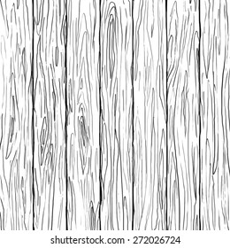 Vector Wood Texture Plank Drawing Stok Vektör (Telifsiz) 272026724