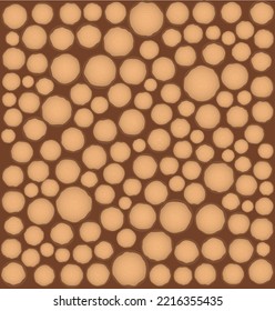 Vector wood texture of wavy ring pattern from a slice of tree. Monochrome wooden stump isolated on white. Tree trunk rings. 
Timber and stump vector