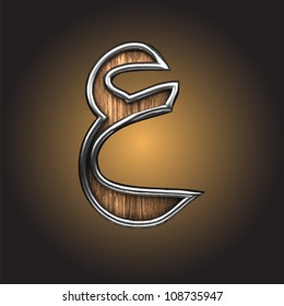 Vector wooden Arabic figure