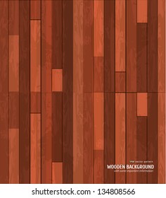 Vector wooden background.