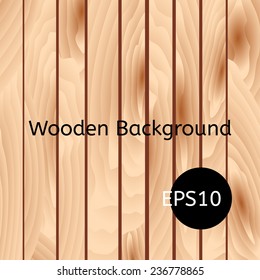 Vector wooden background. Eps10