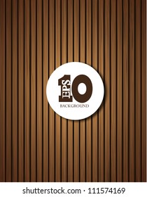 Vector wooden background with place for your text. Eps 10